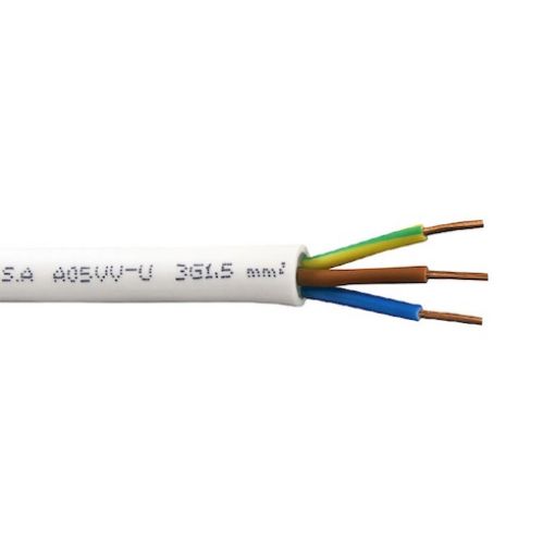 Εικόνα της Καλώδιο A05VV-U (NYM) 3G1.5mm²