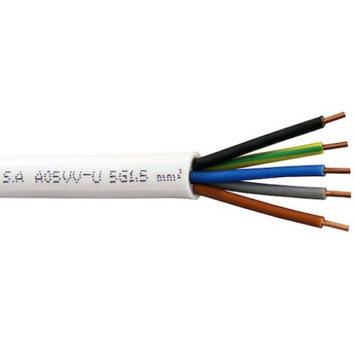Picture of Cable A05VV-U (NYM) 5G1.5mm²