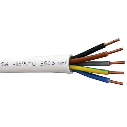 Picture of Cable A05VV-U (NYM) 5G2.5mm²