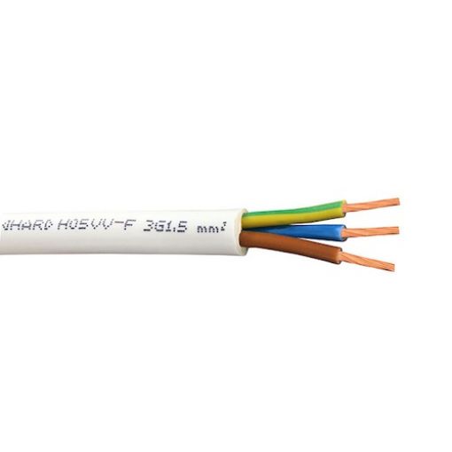 Picture of Flexible Cable H05VV-F (NYMIY) 3G1.5mm²