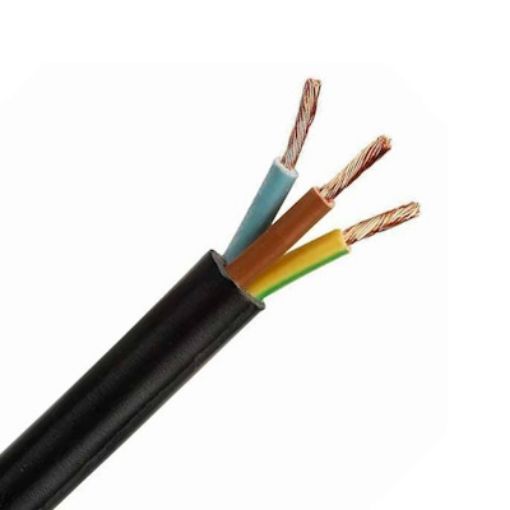 Picture of Flexible Cable H05VV-F (NYMIY) 3G1.5mm² Black