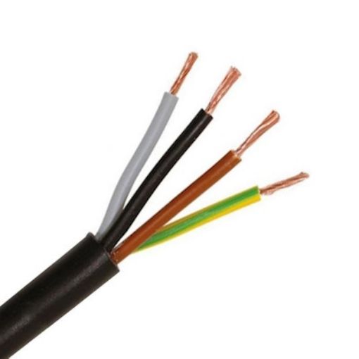 Picture of Flexible Cable H05VV-F (NYLHY) 4G0.75mm² Black