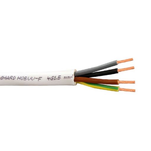 Εικόνα της Καλώδιο Εύκαμπτο H05VV-F (NYMHY) 4G1.5mm² Μαύρο