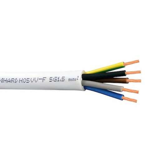 Picture of Flexible Cable H05VV-F (NYMHY) 5G1.5mm²