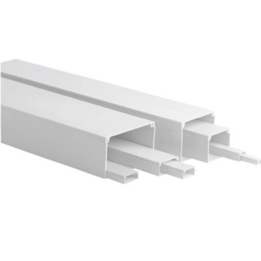 Picture of Channel Sticker 40x25mm White ELC4025