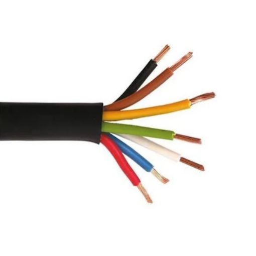 Picture of Flexible Cable G05VV-F (NYMHY) 7G1mm² Black