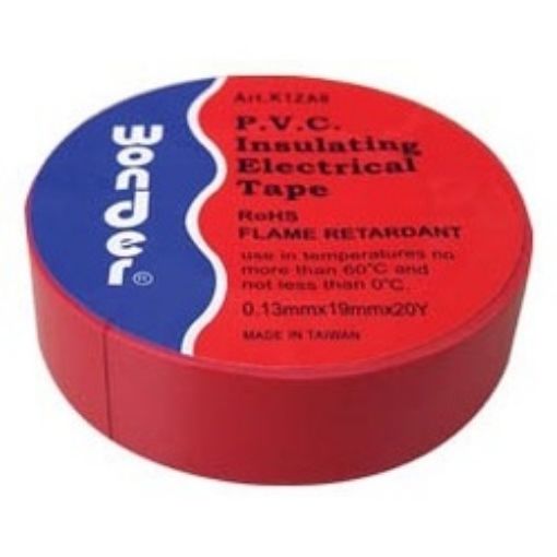 Picture of Insulating Tape Red 0.13mmx19mmx20Y WONDER