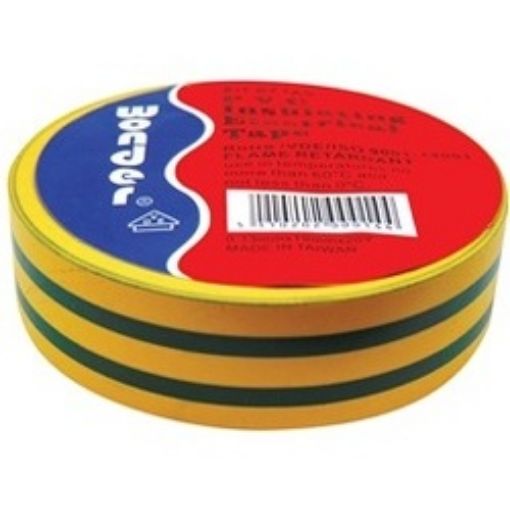 Picture of Insulating Tape Yellow-Green 0.13mmx19mmx20Y WONDER