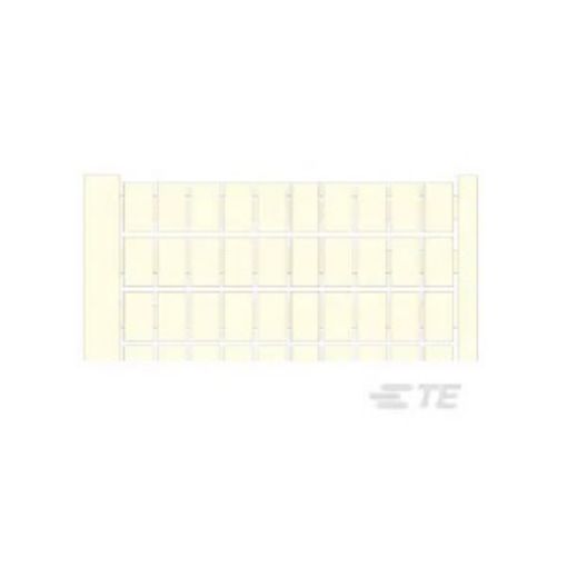 Picture of RC510 White Blank Terminal Marking 2.5mm² 100pcs 5x10