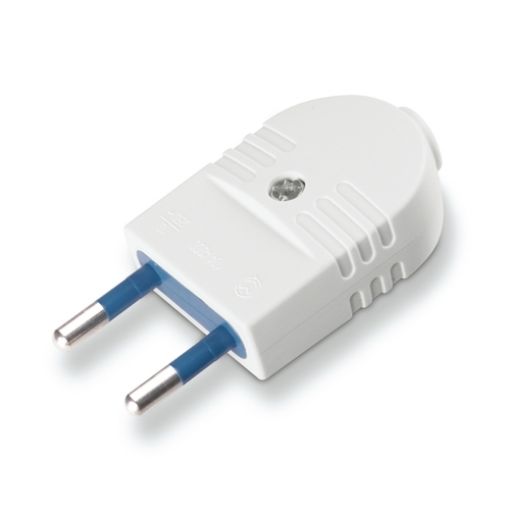 Picture of Male Plug Bipolar 10A White AZZURA 104.4000