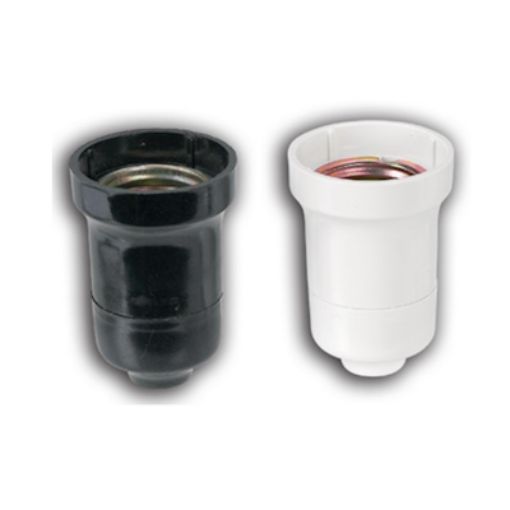 Picture of E27 1/8" White Bakelite Bell Socket