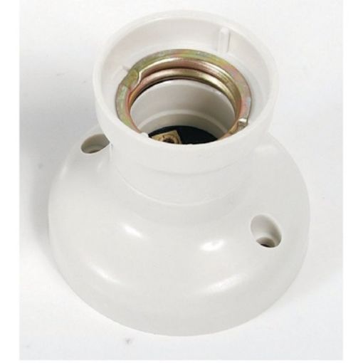 Picture of E27 Curved Bakelite Bulb Socket