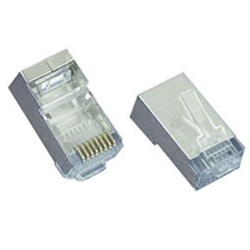 Picture of RJ45 8P8CS CAT5e Shielded Plug YH8-801 (SS320) CZT