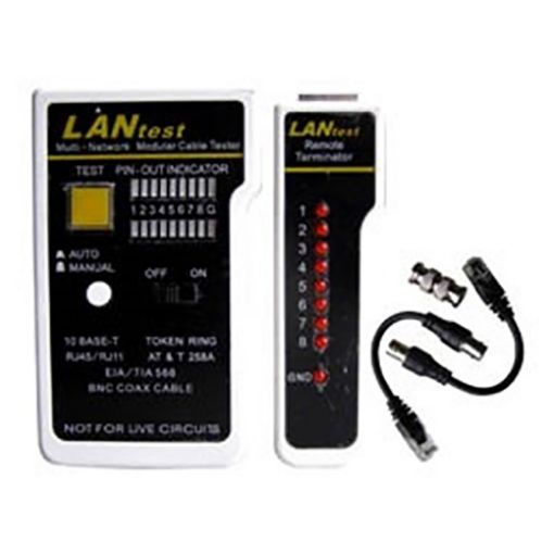Εικόνα της Tester δομημένης καλωδίωσης (UTP, FTP, Coaxial) Διπλού Display 12-25-055 COMP