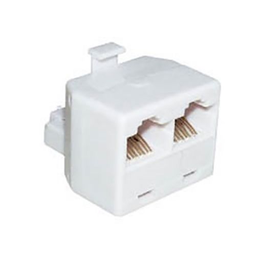 Εικόνα της Adaptor Τηλεφωνικό 8P8C από 1 Αρσενικό σε 2 Θηλυκά N120-02 (302) LANCOM-COMP
