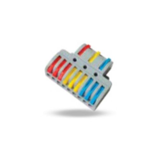 Picture of Quick Connect Terminal Block Three-Pole 3 in 9 0.5-4mm² 450V