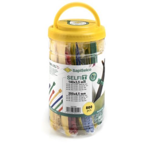 Picture of BUCK.003 Bucket with Assorted Colored Bales