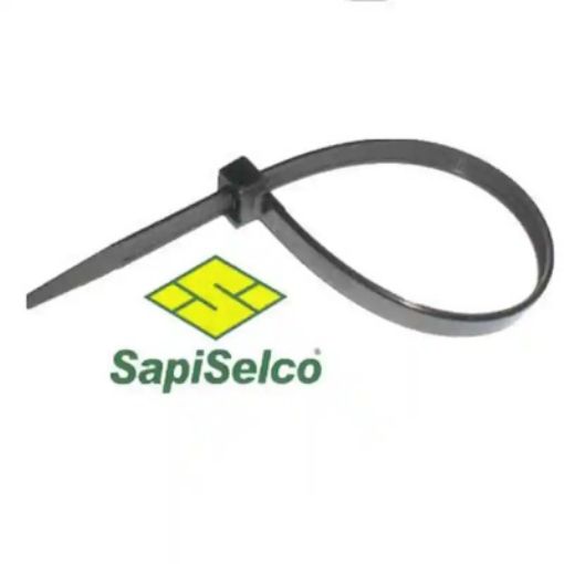 Picture of SEL.3.438 Cable Ties 320x7.5 Black PA-6.6 (pack of 100 pcs.)