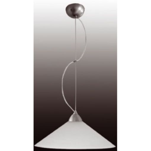 Picture of Single-Light Pendant Lamp with White Glass TS-1 Φ360