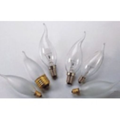 Picture of Incandescent Candle Flame Bulb E14 60W Transparent C35FC