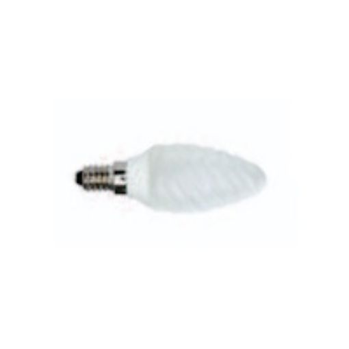 Picture of Halogen Candle Bulb Twisted E14 25W 2800K 280lm Pearl