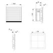 Picture of Panel Fan with Filter 148.5x148.5x59mm LK6622.230