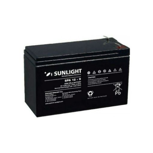 Picture of Sealed Lead Acid Battery 12V 9Ah 6.3mm SPA 12-9 F2