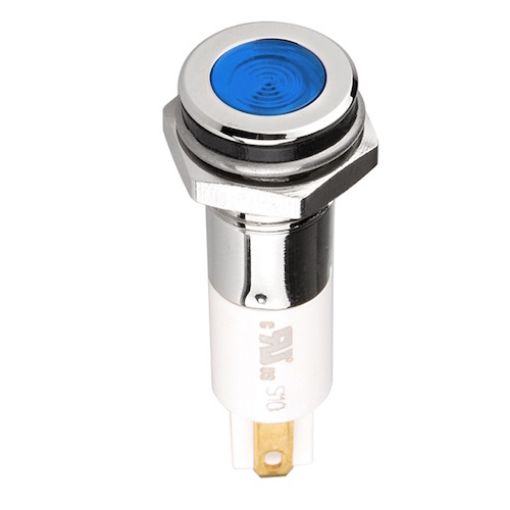 Picture of H10F-24B Λυχνία Ενδεικτική LED Φ10 24VDC Μπλε με Faston