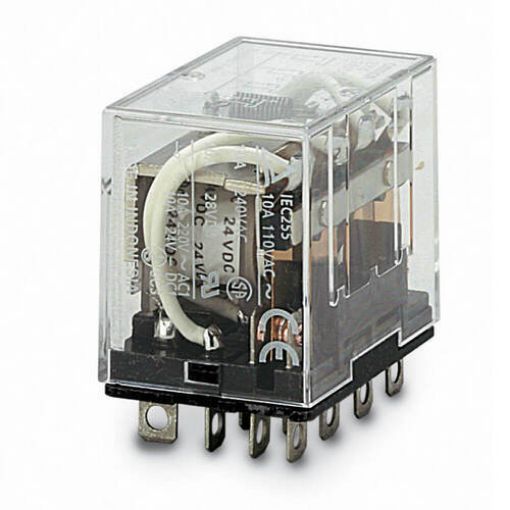 Picture of LY4 24VDC Micro Relay 14 Pins 4C/O 10A