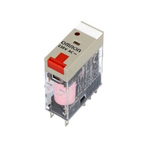 Picture of G2R-2-SNI 24VAC Microrelay 8 Pins 2C/O 5A with Led+Test Button
