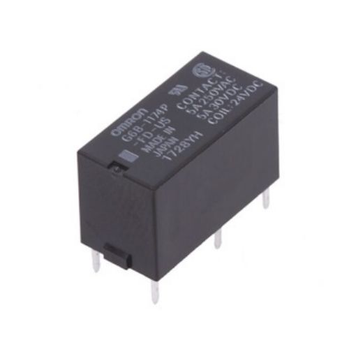 Picture of G6B-1174P-FDUS 24DC Microrelay 1NO 8A 4 Pins PCB