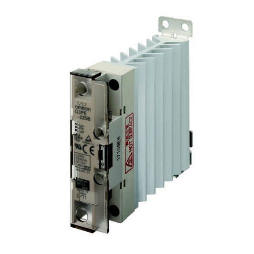 Picture of G3PE-225B-VD 12-24VDC In. Solid State Relay Out:25A 100-240VAC with heat sink