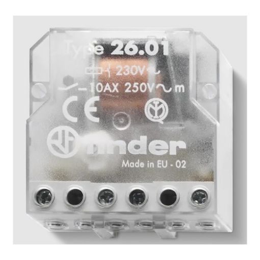 Picture of Ratchet Relay External 2601 230VAC 10A 1NO 26.01.8.230.0000