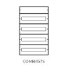 Picture of Wall-mounted Metal Panel 4x18 IP65 COMBI4575-2