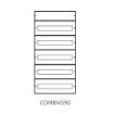 Picture of Wall-mounted Metal Panel 5x18 IP65 COMBI459025-2