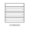Picture of Wall-mounted Metal Panel 3x26 IP65 COMBI6060-2