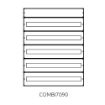 Picture of Wall-mounted Metal Panel 5x31 IP65 COMBI709025-2