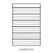 Picture of Wall-mounted Metal Panel 6x31 IP65 COMBI7010525-4