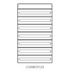Picture of Wall-mounted Metal Panel 7x31 IP65 COMBI7012025-2