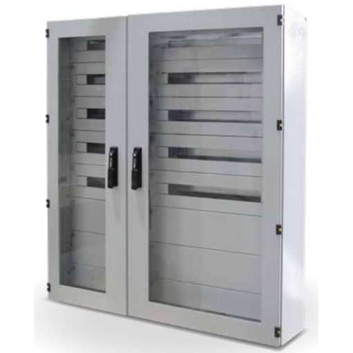 Picture of Wall-mounted Metal Panel 8x31 IP65 Transparent Door COMBI7014025-8TZ