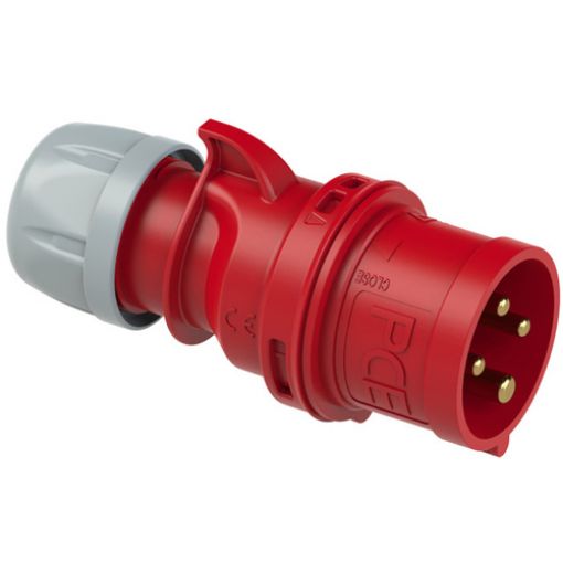 Picture of 0242-6 Male Plug 4P 32A 400V 6h IP44