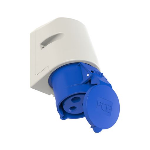 Picture of 123-6 Female Socket 3P 32A 230V 6h IP44