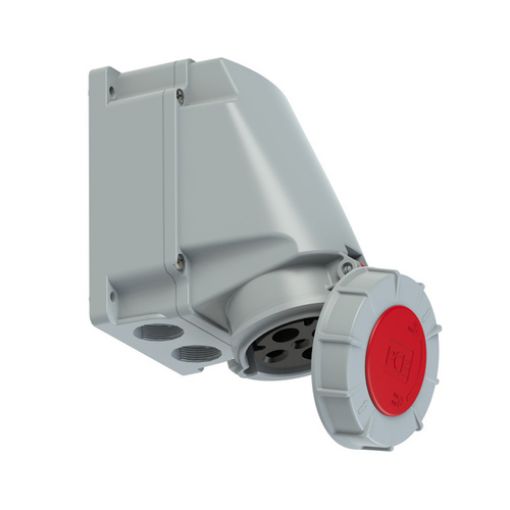 Picture of 134-6 Female Socket 4P 63A 400V 6h IP67