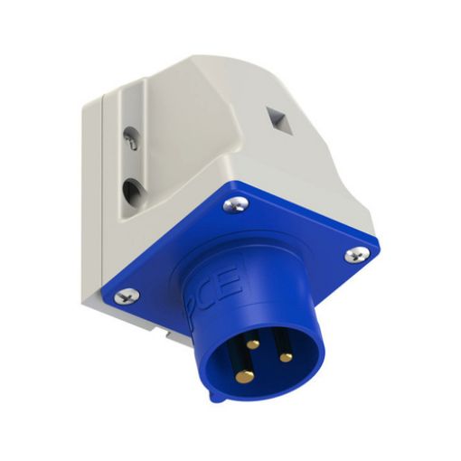 Picture of 513-6 Male Socket 3P 16A 230V 6h IP44