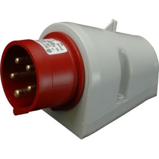 Picture of IPNO1653 Male Socket 5P 16A 400V 6h IP44 with Phase Reversal