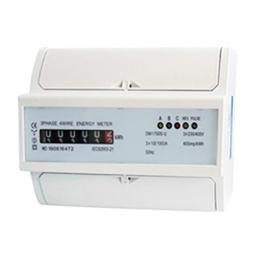 Εικόνα της DM1750S-U Κιλοβατοωρόμετρο KWh Αναλογικό Ράγας 3Φ 10-100A DQN