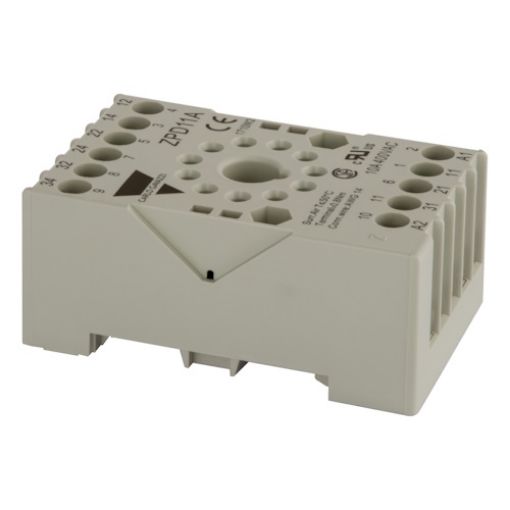 Picture of 11-Pin Base for Lamp Type Relay ZPD11A