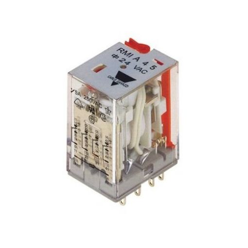 Picture of Microrelay 14 Pins 24VDC 4C/O 5A RMIA4524VDC