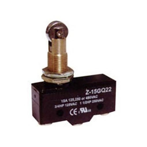 Picture of Mini Limit Switch with Wheel and Nut 15A 125/250VAC Z-15GQ22-B