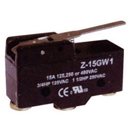 Picture of Mini Limit Switch with Short Blade Plain 15A 125/250VAC Z-15GW21-B